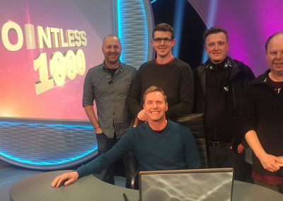 The 1000th show with the Pointless sound crew!
